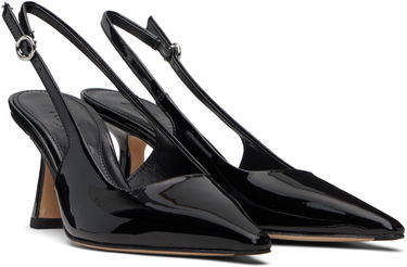 Аксесоари Aeyde Aeyde Fernanda Slingback Heels Черно | A12-PU-ISOSS75ST-223-800-048, 3