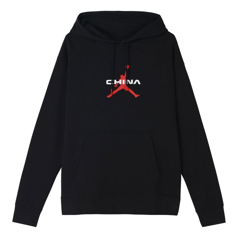 Суитчър Jordan Air Jordan China Print Hoodie Черно | DH4344-010