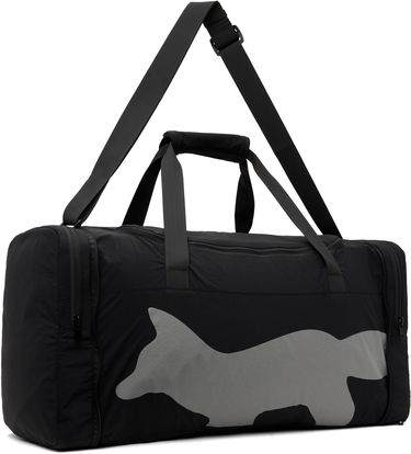 Чанта за пътуване MAISON KITSUNÉ Maison Kitsuné Flash Fox Weekender Packable Duffle Bag Черно | OM05175WQ4034, 1