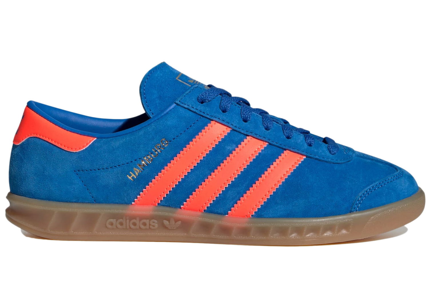 Кецове и обувки adidas Originals Hamburg Blue Bird Solar Orange W Синьо | IH5471, 0