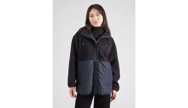 Яке Irie Daily Arctik Hooded Fleece Long Jacket Тъмно синьо | 965D111-700, 2