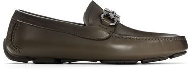Облекло FERRAGAMO Salvatore Ferragamo Gancini Ornament Driver Loafers Зелено | 778796, 0