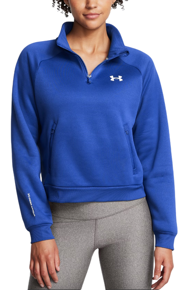 Суитчър Under Armour Cropped Half Zip Training Синьо | 1386505-432, 0