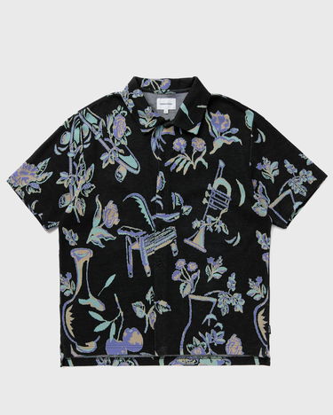 Риза thisisneverthat Object Jacquard Top Черно | TN241TSHTS01BLK, 3