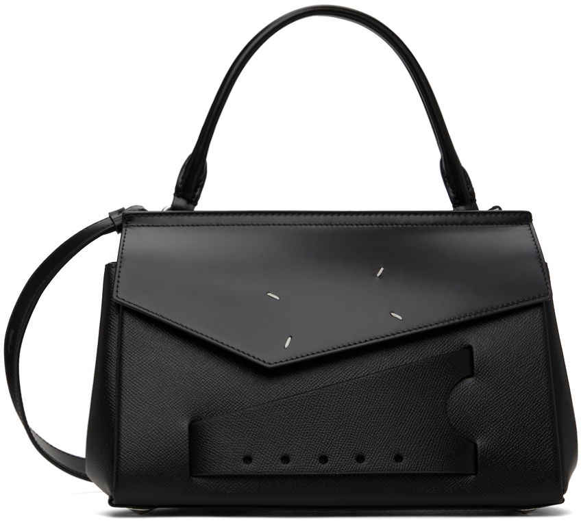 Дамска чанта Maison Margiela Maison Margiela Snatched Top Handle Small Bag Черно | SB2WD0001 P4745, 0