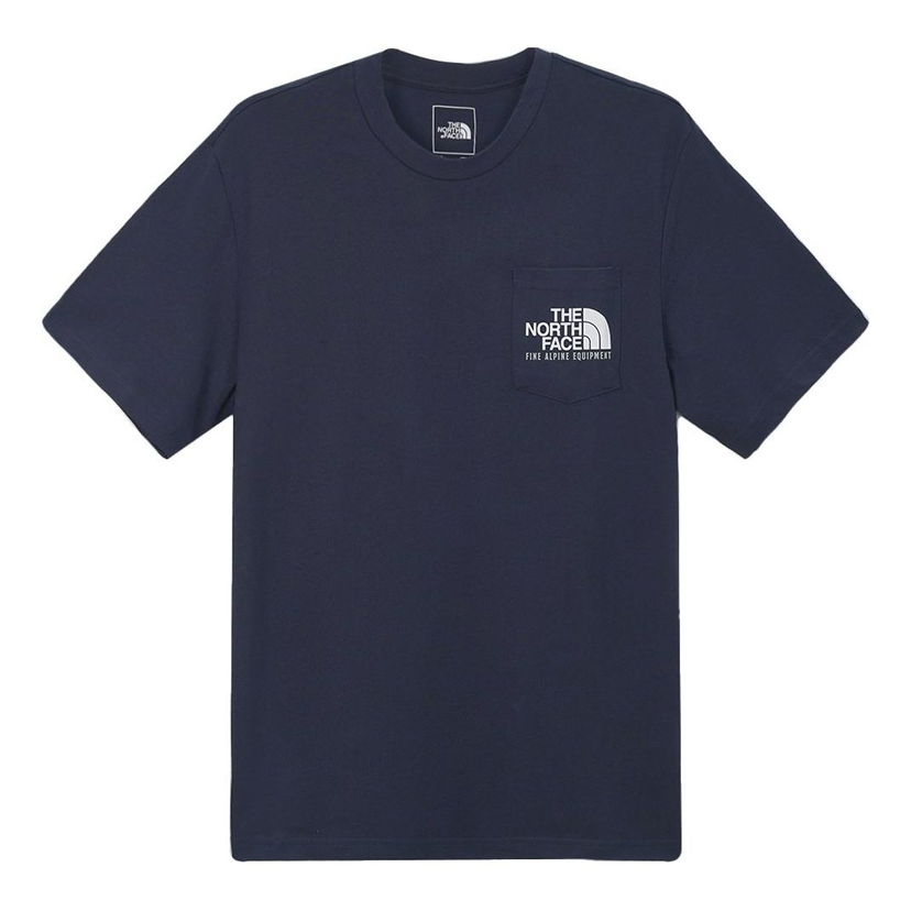 Тениска The North Face Logo Short Sleeve T-Shirt Тъмно синьо | NF0A4U9L-RG1