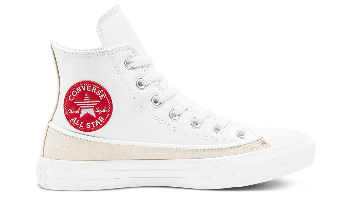 Кецове и обувки Converse Chuck Taylor All Star Split Upper Бяло | 168898C, 0