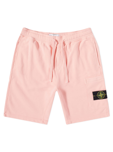 Къси панталони Stone Island Garment Dyed Sweat Short Розово | 101564651-V0080