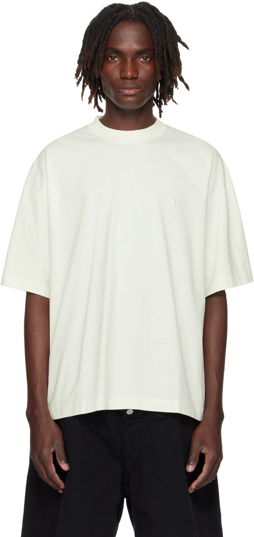 Тениска VETEMENTS Vetements Logo Regular T-Shirt Зелено | UH76TR100I