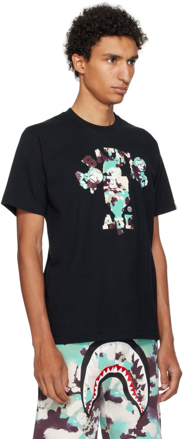 Тениска BAPE A Bathing Ape Map Camo College Milo Tee Бяло | 002TEL301007M, 4