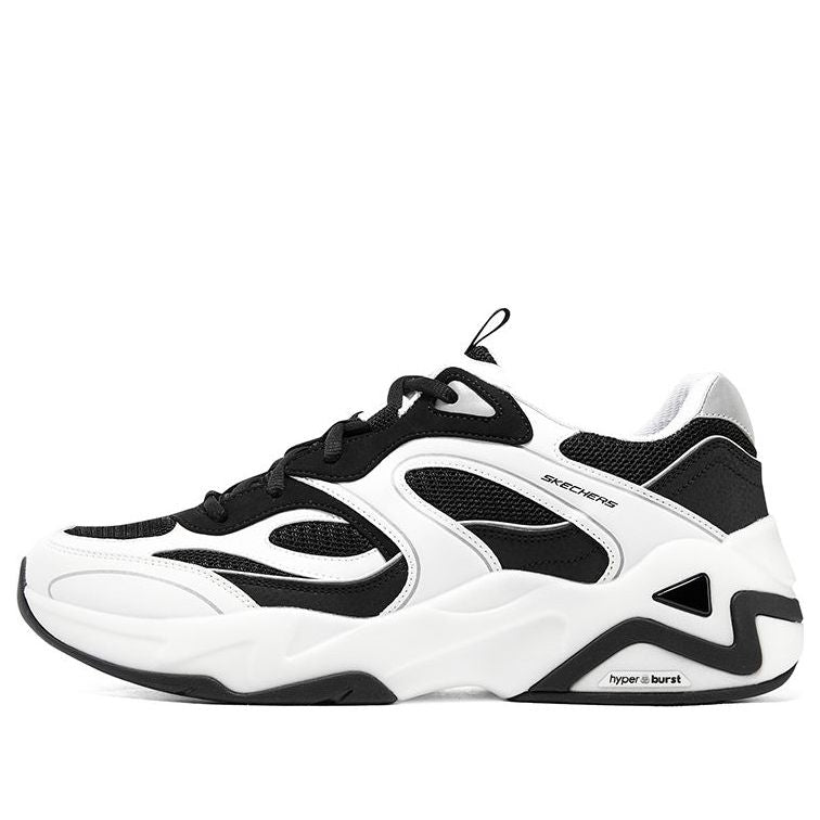 Кецове и обувки Skechers D'LITES Hyper Burst Бяло | 232425-WBK