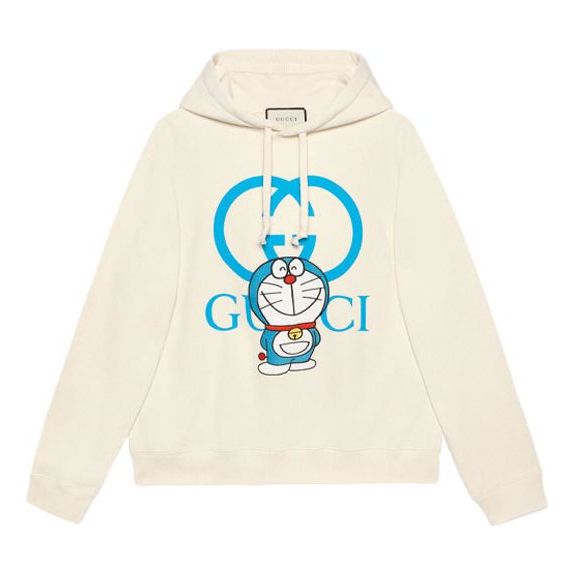 Суитчър Gucci Doraemon Print Hoodie Бяло | 646953-XJDE1-9150, 0