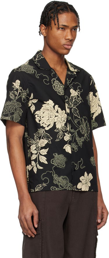 Риза Moncler Moncler Floral Print Cotton Shirt Черно | K10912F00018598I5, 1