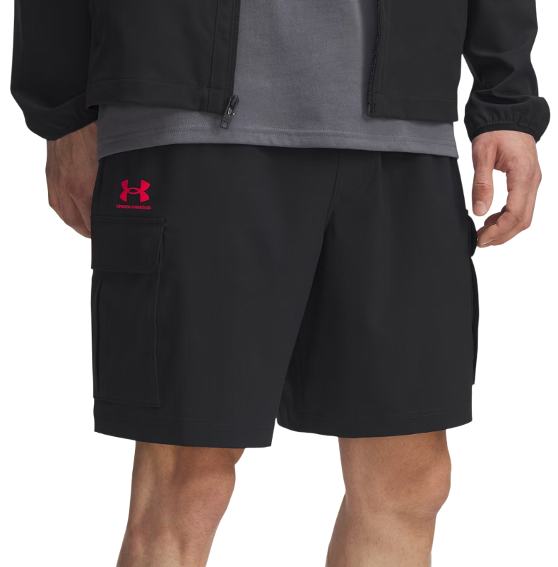 Къси панталони Under Armour Vibe Woven Cargo Short Черно | 1386560-002