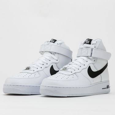 Кецове и обувки Nike Air Force 1 High "White Black" Бяло | CK4369-100, 1