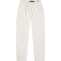 Панталони Polo by Ralph Lauren Corduroy Pleated Pant "Parchment Cream" Бяло | 710924112001, 1