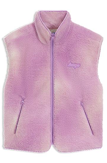 Жилетка BOSS Cloud Print Teddy Vest Лилаво | 50541231