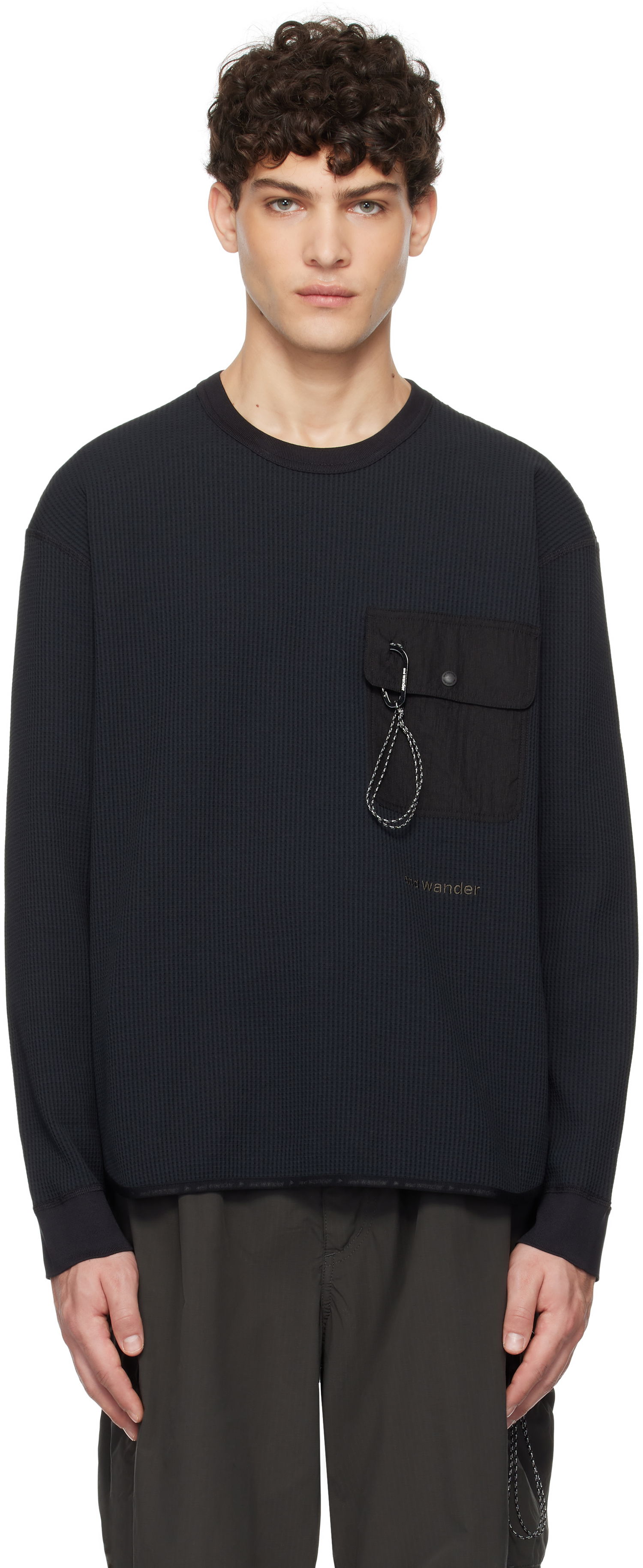 Пуловер and wander Wander Waffle Long Sleeve T-Shirt  | 5744284168, 0