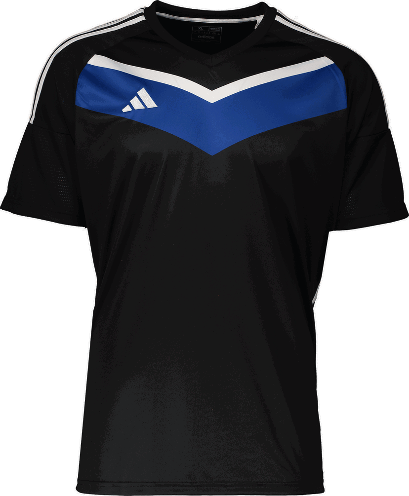 Фланелка adidas Originals Short-Sleeve V-Neck Jersey with Chest Panel Черно | hr4244schwarz
