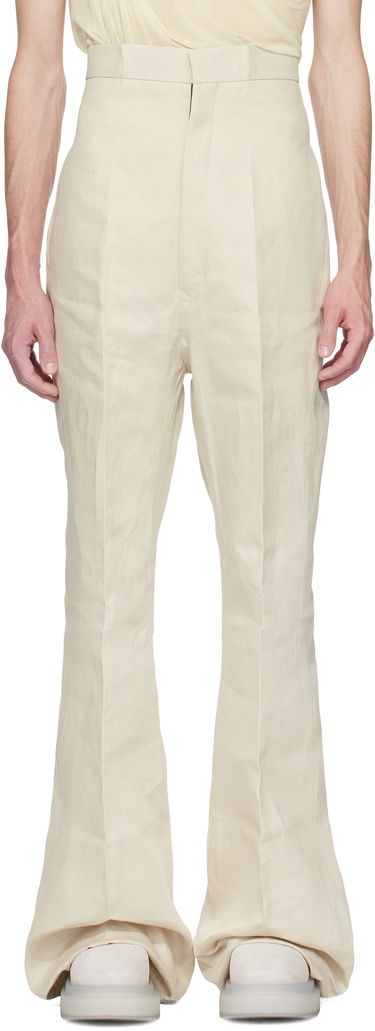 Панталони Rick Owens Rick Owens Hollywood Dirt Bolan Flare Trousers Бежово | RR01E5351 TWL, 0
