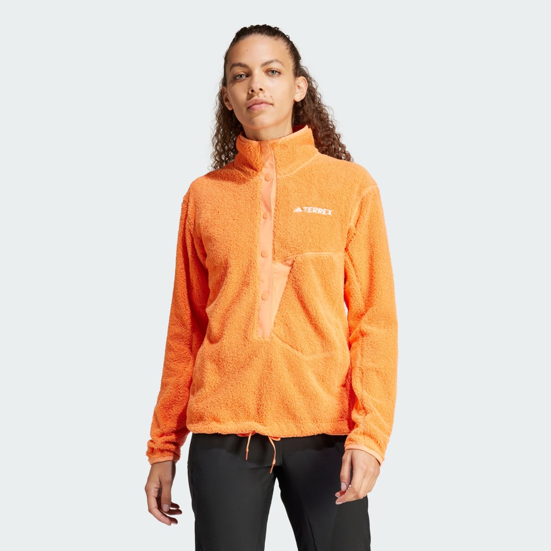 Суитчър adidas Performance Terrex XPLORIC High-Pile-Fleece Оранжево
 | IM7425, 0