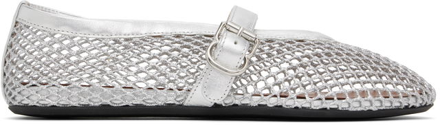 ALAÏA Fishnet Ballerina Flats