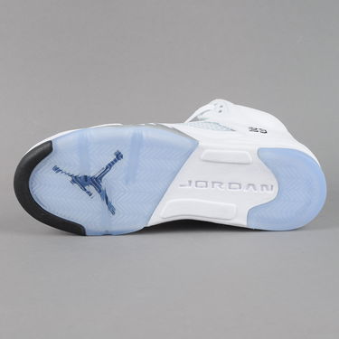 Кецове и обувки Jordan Air Jordan 5 Retro ''Metallic White'' BG Бяло | 440888-130, 4