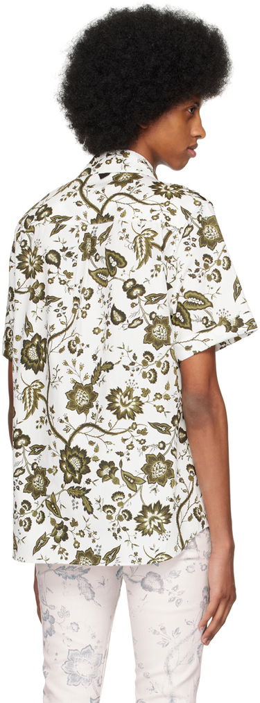 Риза Erdem Erdem Grayson Floral-Print Shirt Бяло | MS23_519MNPWCP GRAYSON SHIRT, 2