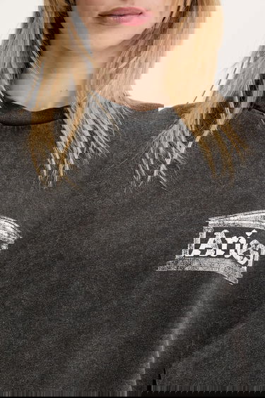 Тениска Aries Aries Aged Ancient Temple Printed Long Sleeve T-Shirt Черно | AR6014103, 3