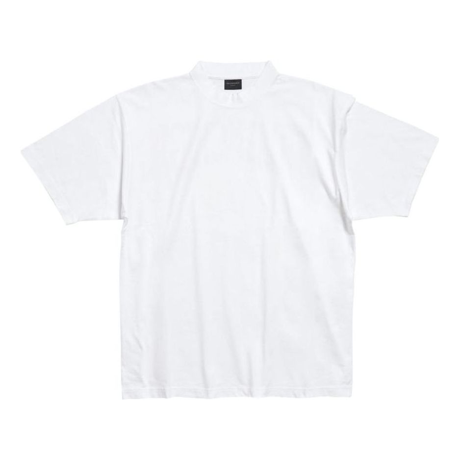 Тениска Balenciaga Balenciaga Hand-Drawn Medium Fit T-Shirt Бяло | 764235TPVU49601, 0