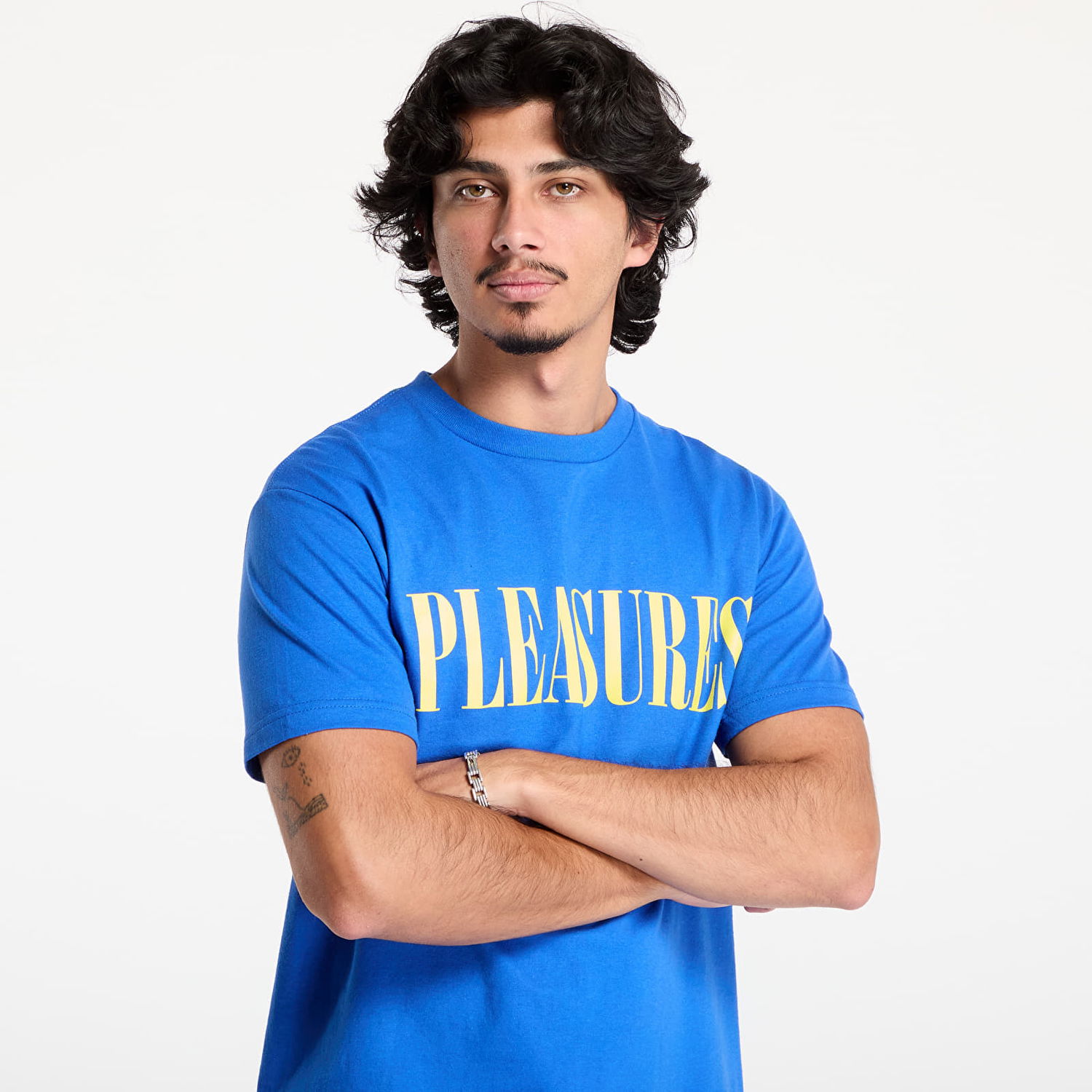 Тениска Pleasures Onyx 24 Graphic Print T-Shirt Синьо | P24W048 ROYAL, 1