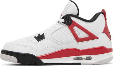 Кецове и обувки Jordan Jordan 4 Retro "Red Cement" Бяло | 408452-161, 1