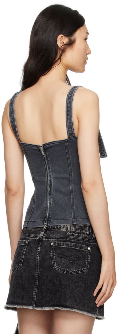 Потник Blumarine Faded Denim Tank Top Сиво | A322J098A, 2