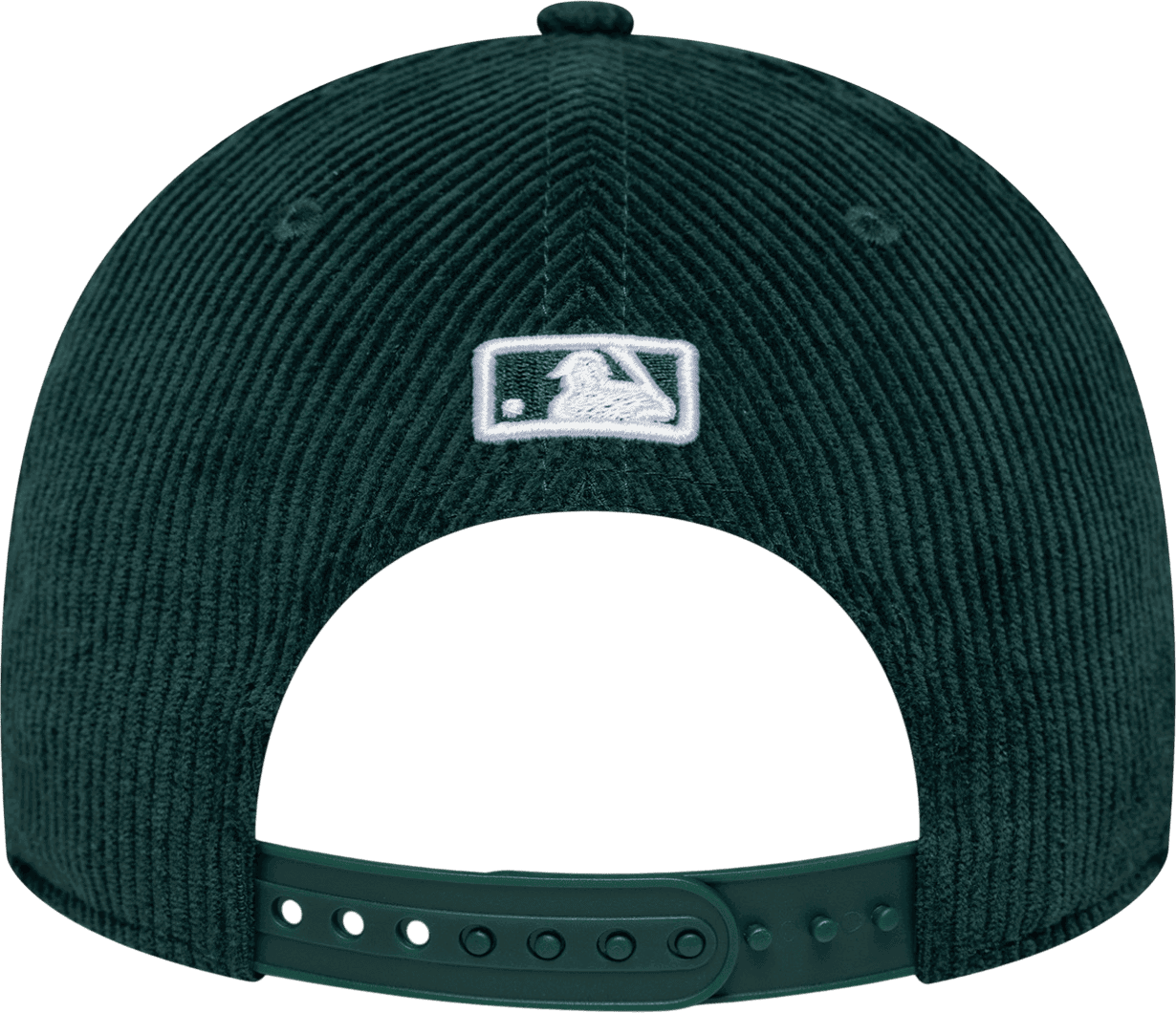 Шапка с козирка New Era Oakland Athletics MLB 9FORTY M-Crown Adjustable Corduroy Baseball Cap Зелено | 60691061-301, 1