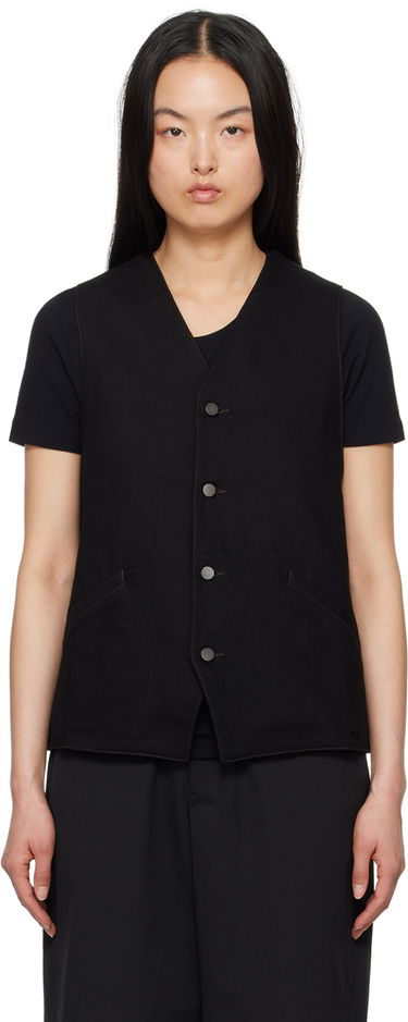 Жилетка LEMAIRE Lemaire Button Denim Vest Черно | OW1071 LD1004, 0