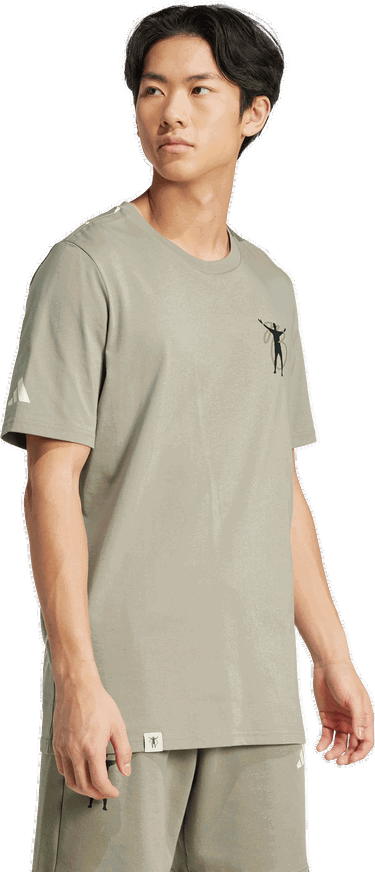 Тениска adidas Performance Jude Bellingham Culturewear T-Shirt Бежово | JY1876, 3