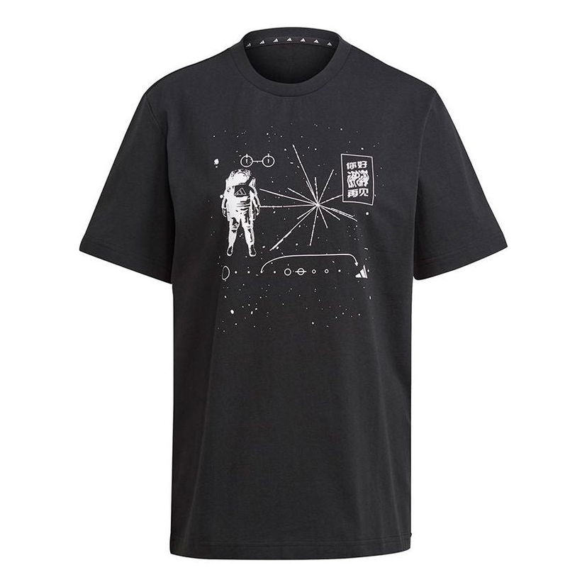 Тениска adidas Originals Casual Graphic T-Shirt Черно | GU1752