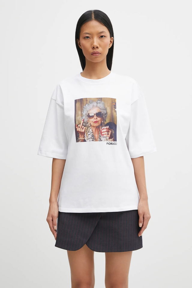 Oldies but Goldies Print Relaxed Fit T-Shirt