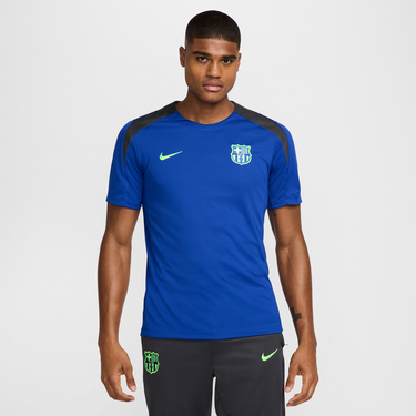 Тениска Nike FC Barcelona Strike Dri-FIT Short Sleeve Soccer Training Jersey Синьо | FQ2609-417, 0