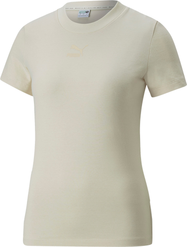 Тениска Puma Classics Slim T-Shirt Бежово | 535610-099, 0