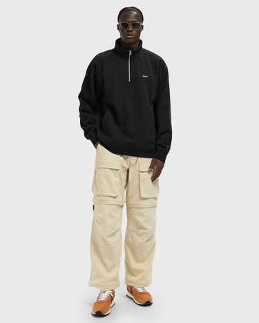 Суитчър OBEY Mock Neck Sweatshirt Черно | 111620098-BLK, 2