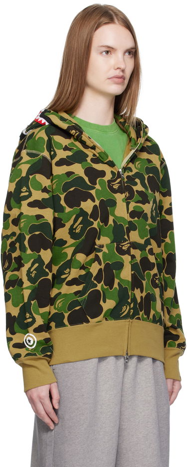 Суитчър BAPE A Bathing Ape ABC Camo Shark Full Zip Hoodie Розово | 001ZPL302003L, 4