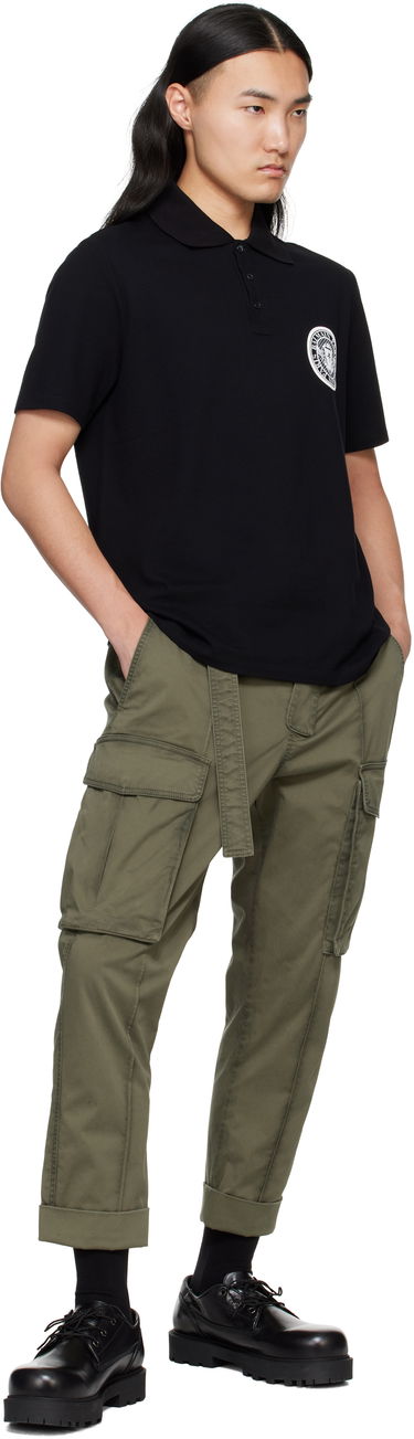 Карго панталони Balmain Balmain Tailored Slouch Cargo Pants Зелено | EH1PQ340CF87, 3