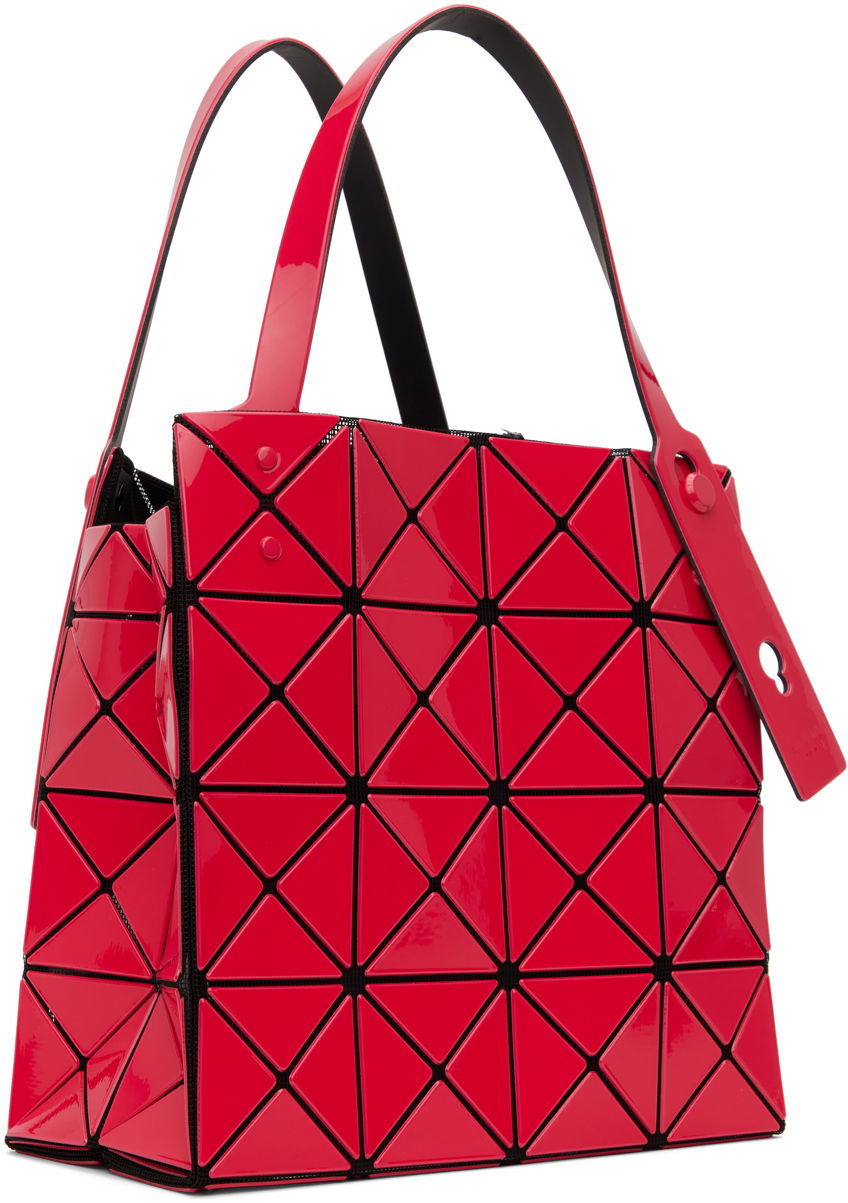 Голяма пазарска чанта BAO BAO ISSEY MIYAKE Carat Large Geometric Tote Bag Червено | BB46AG611, 1