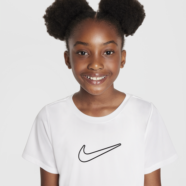 Тениска Nike Dri-FIT One Fitted Short Sleeve T-Shirt Бяло | FZ5600-100, 2
