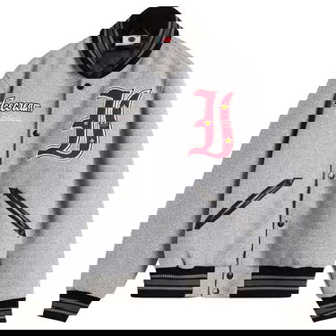 Яке BBC IceCream Mascot Varsity Jacket Сиво | IC25402-GRY, 0