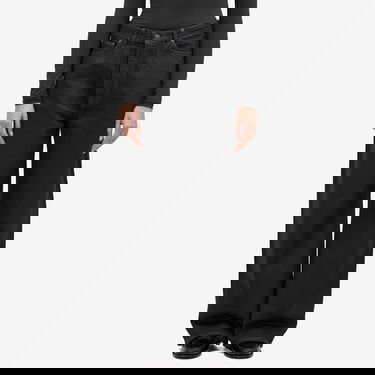 Дънки Samsoe Samsoe Sashelly Wide Leg Foil Jeans Черно | F24400117, 2