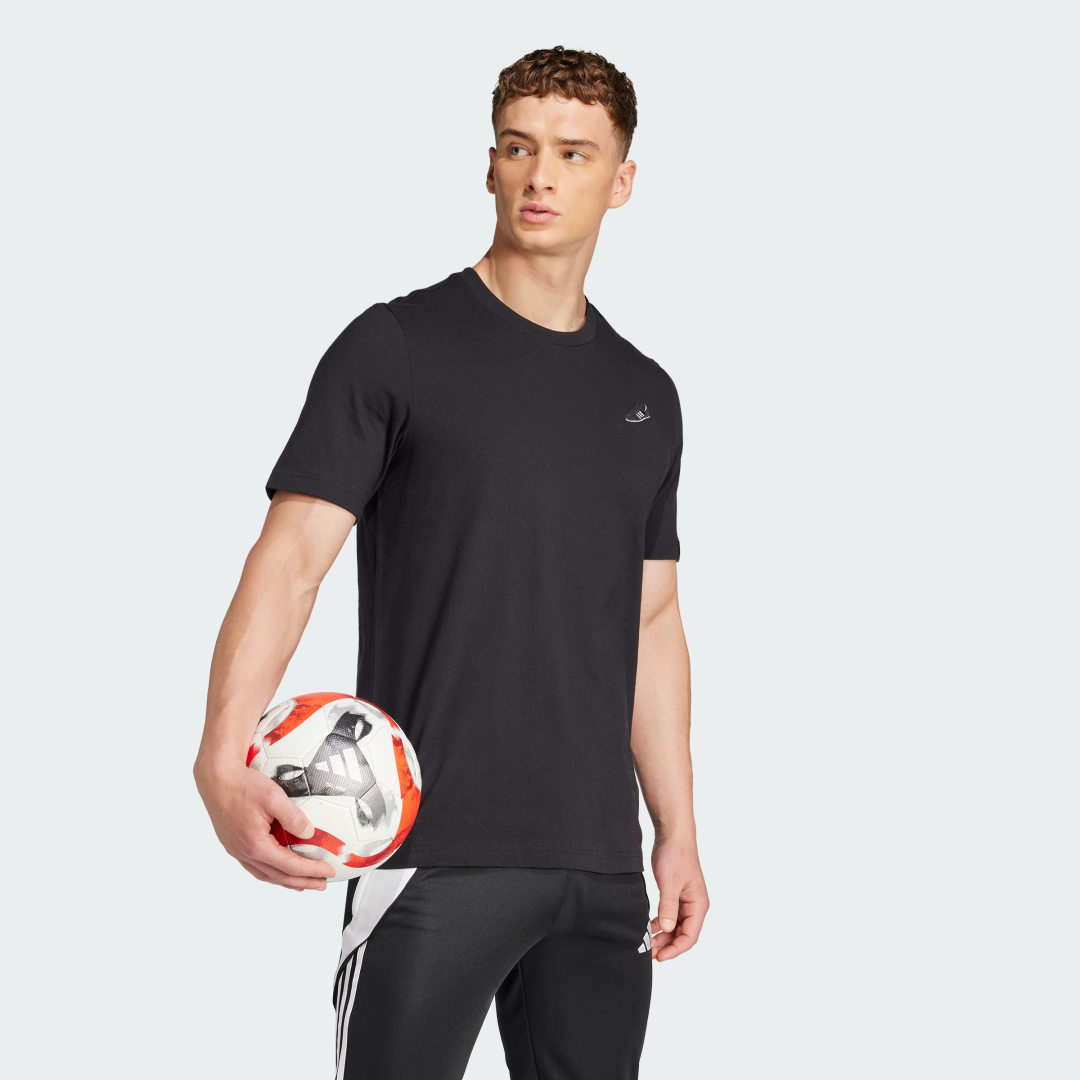 Тениска adidas Performance Signature Graphic T-Shirt Черно | JJ1421, 1