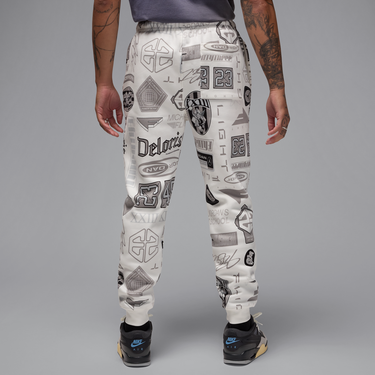 Спортни панталони Jordan Jordan Essentials Fleece Printed Pants Бяло | HM7257-133, 3