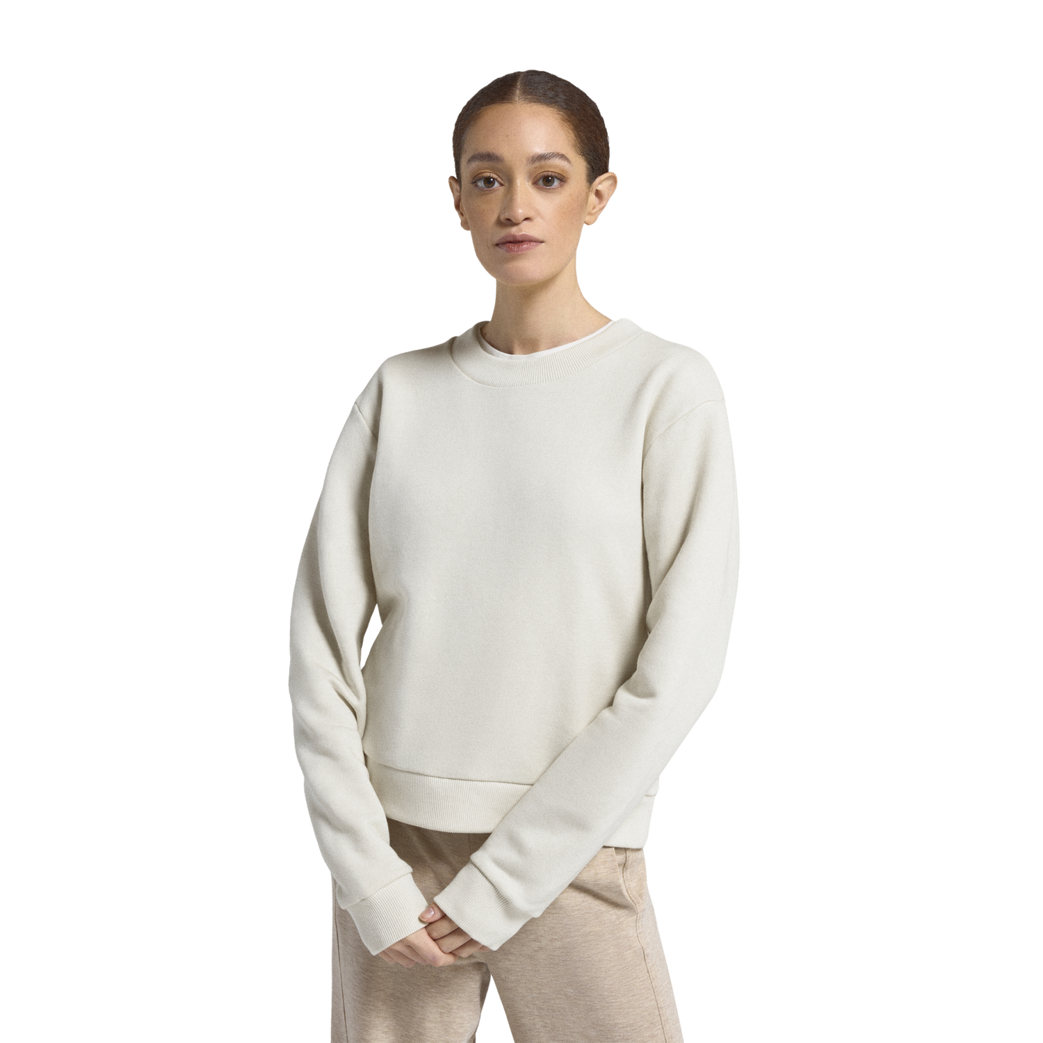Суитчър Allbirds Merino Blend Sweatshirt, XS Бяло | A12107W, 0